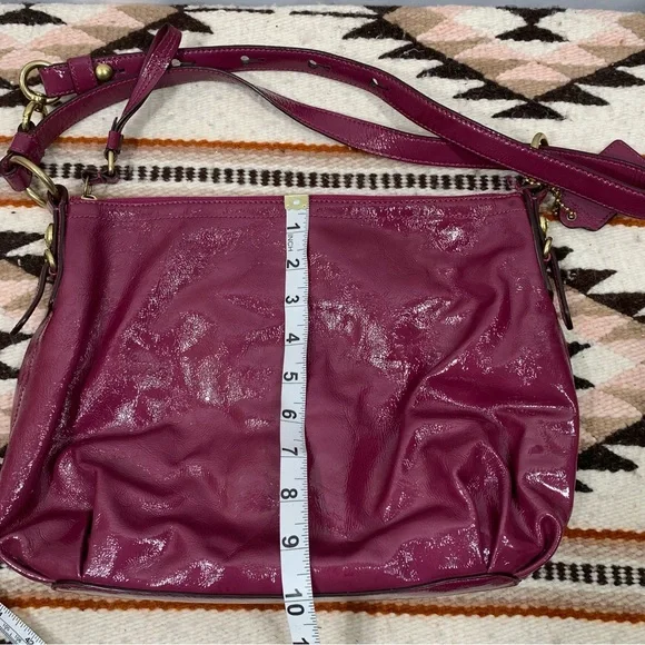 Coach Patent Leather Shoulder Bag - Picture 12 of 13